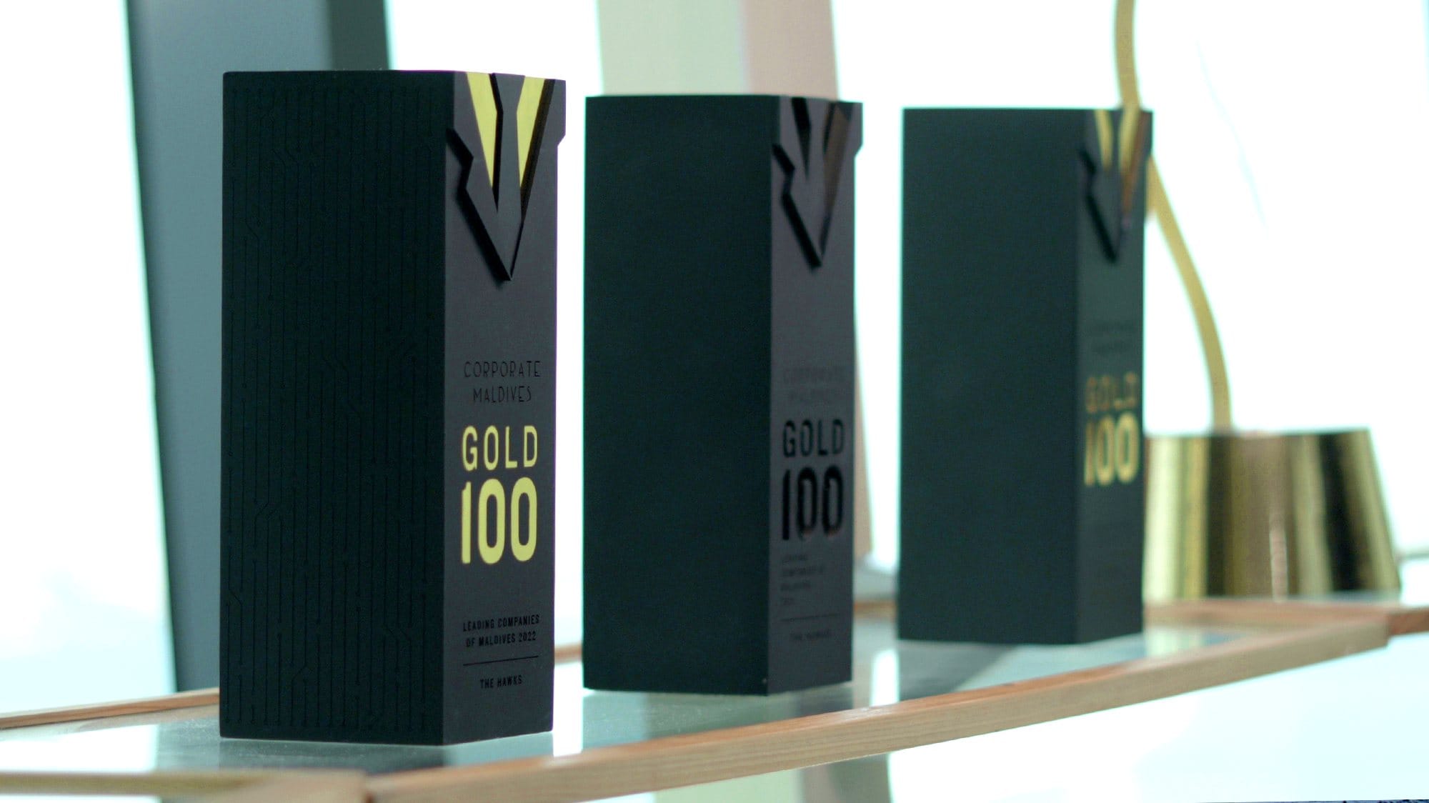 Gold 100 award